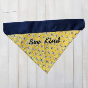 BeeKind Personalized Dog Collar bandana
