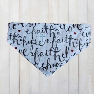 Personalized Embroidered Dog Bandanas