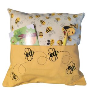 Personalized Activity Travel Pillow Bees