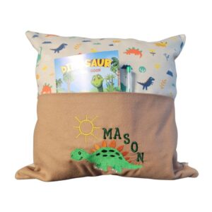 Personalized Activity Travel Pillow Dinasour