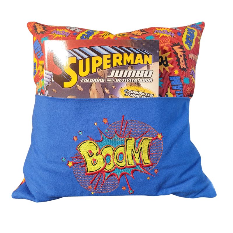 Personalized Activity Travel Pillow Boom